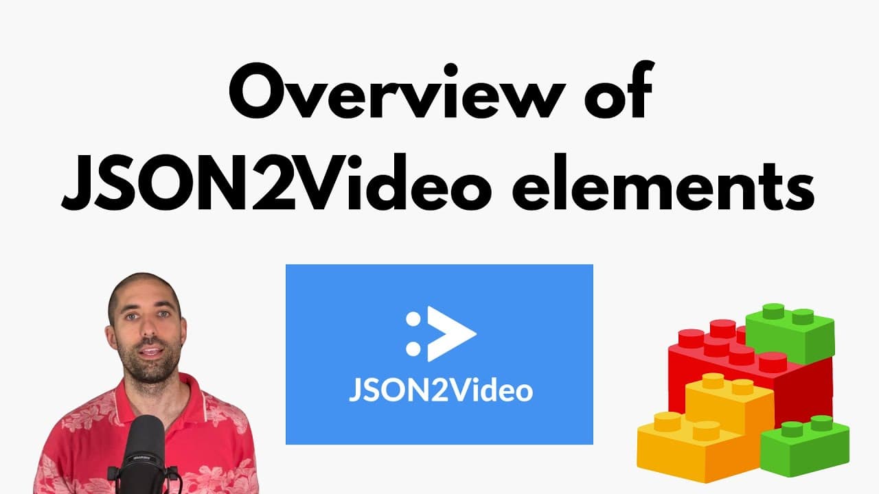 Overview of Basic JSON2Video Elements