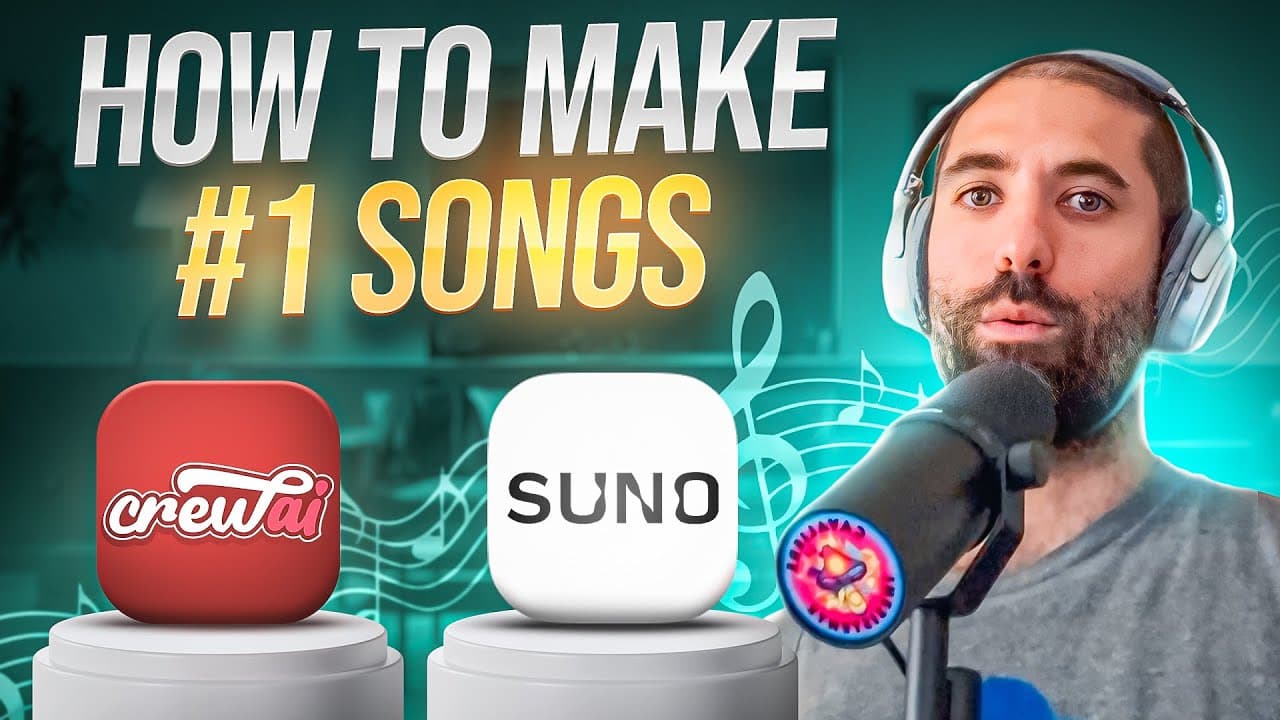 How to Make #1 Songs with CrewAI and Suno