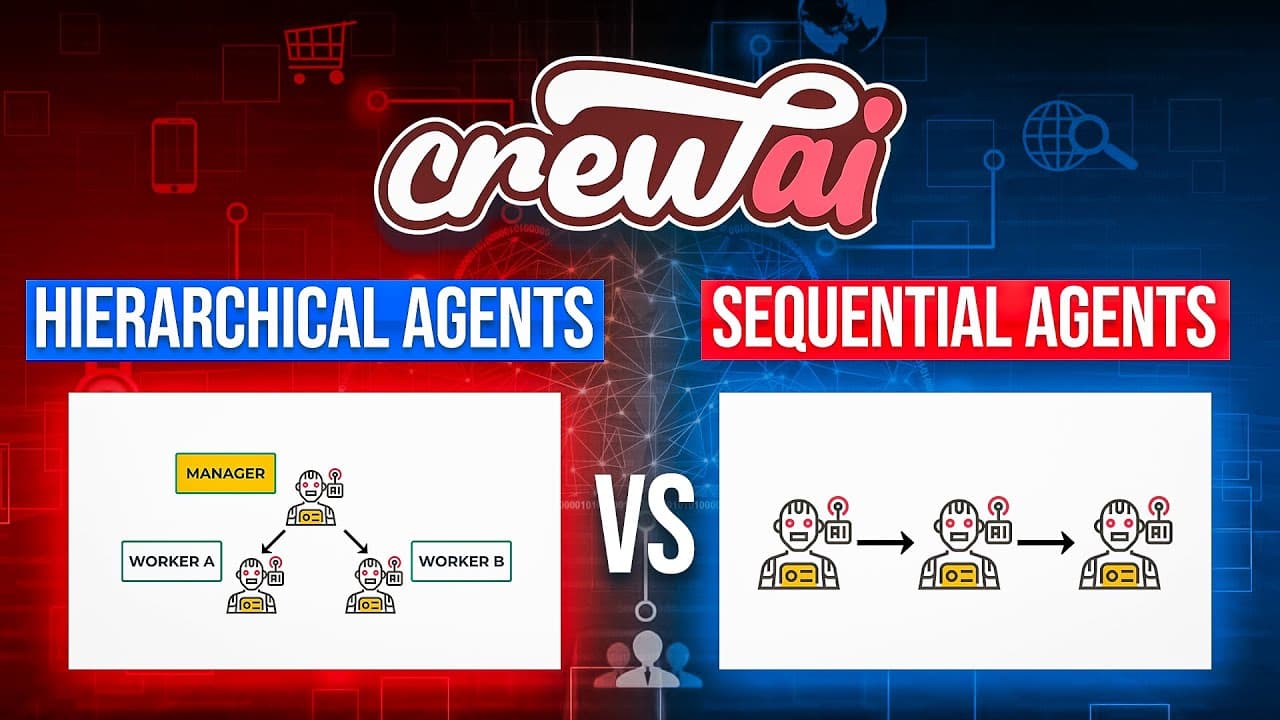 Hierarchical Agents vs. Sequential Agents with CrewAI