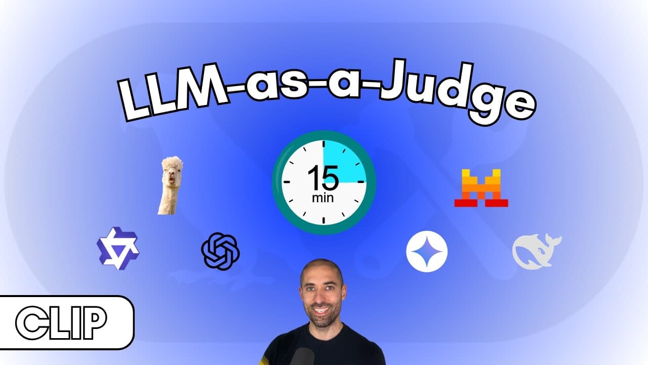Learn LLM-as-a-Judge in 15 Minutes